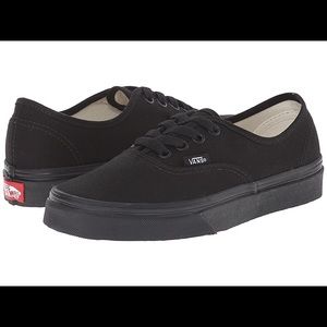 Vans Authentic Black on Black Sneakers